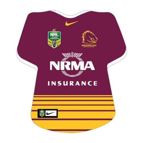 Broncos NRL Jersey Icing Image - Click Image to Close